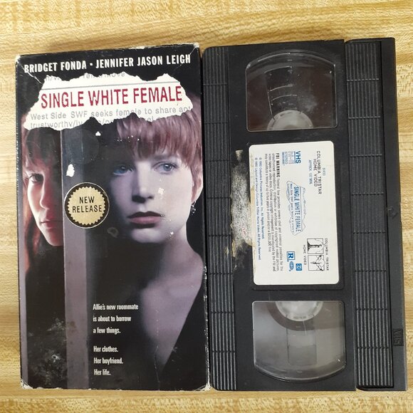 Single White Female 1993 VHS Bridget Fonda Psychological Erotic Thriller Horror - Picture 6 of 9